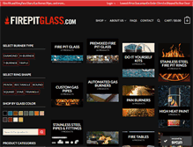 Tablet Screenshot of firepitglass.com